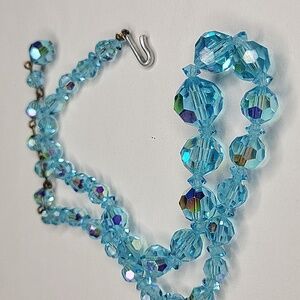 Blue Aurora Borealis Necklace